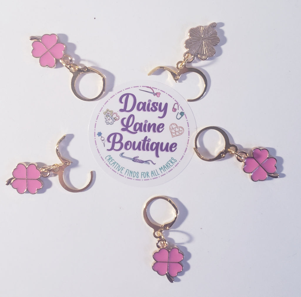 Four Leaf Clover Stitch Markers
