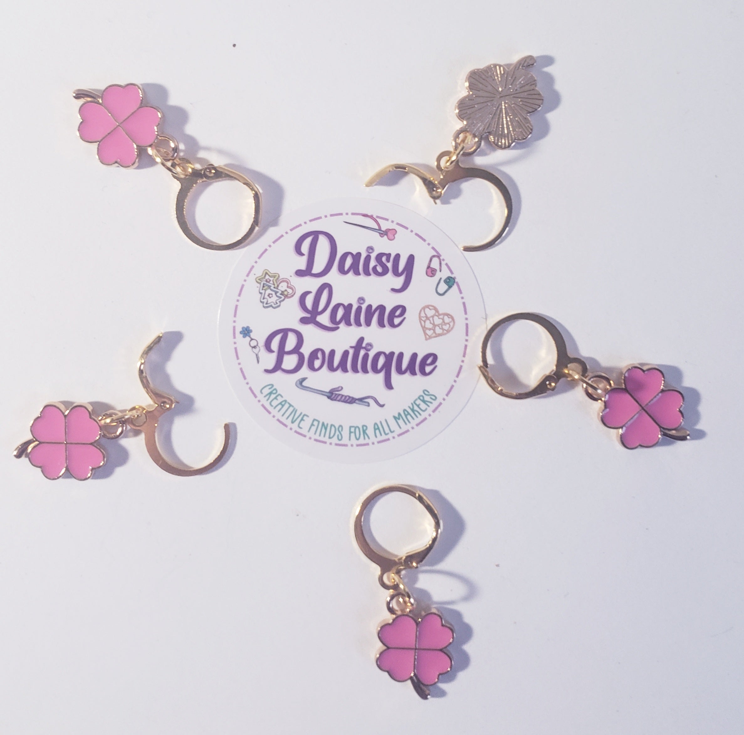Four Leaf Clover Stitch Markers