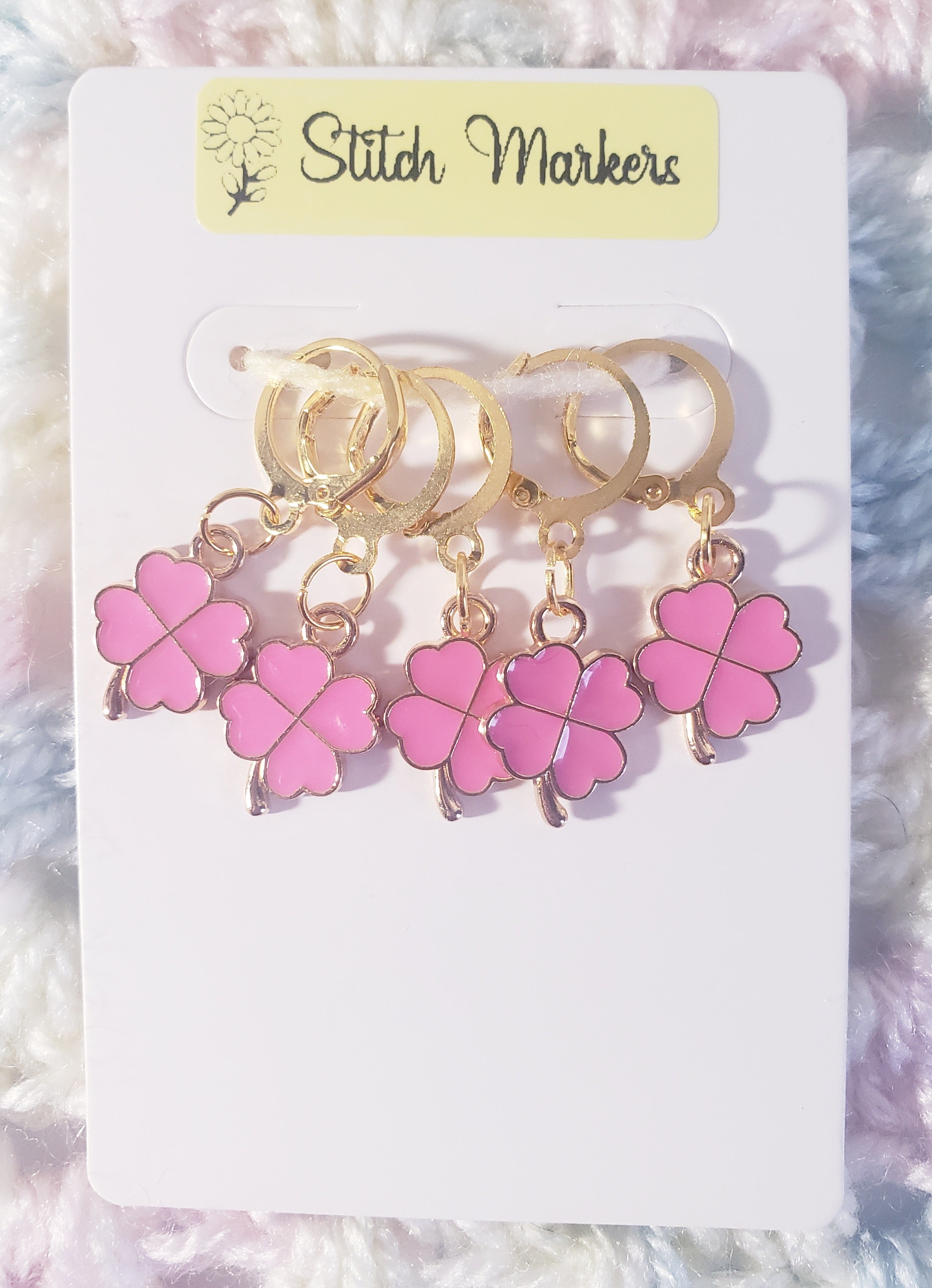 Four Leaf Clover Stitch Markers