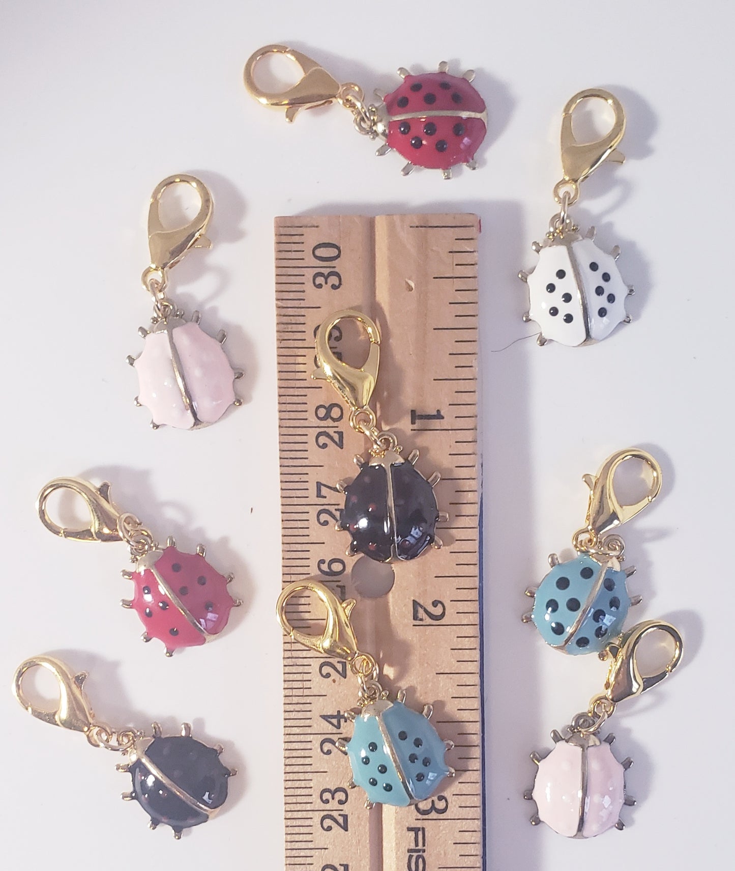 Ladybug Stitch Markers