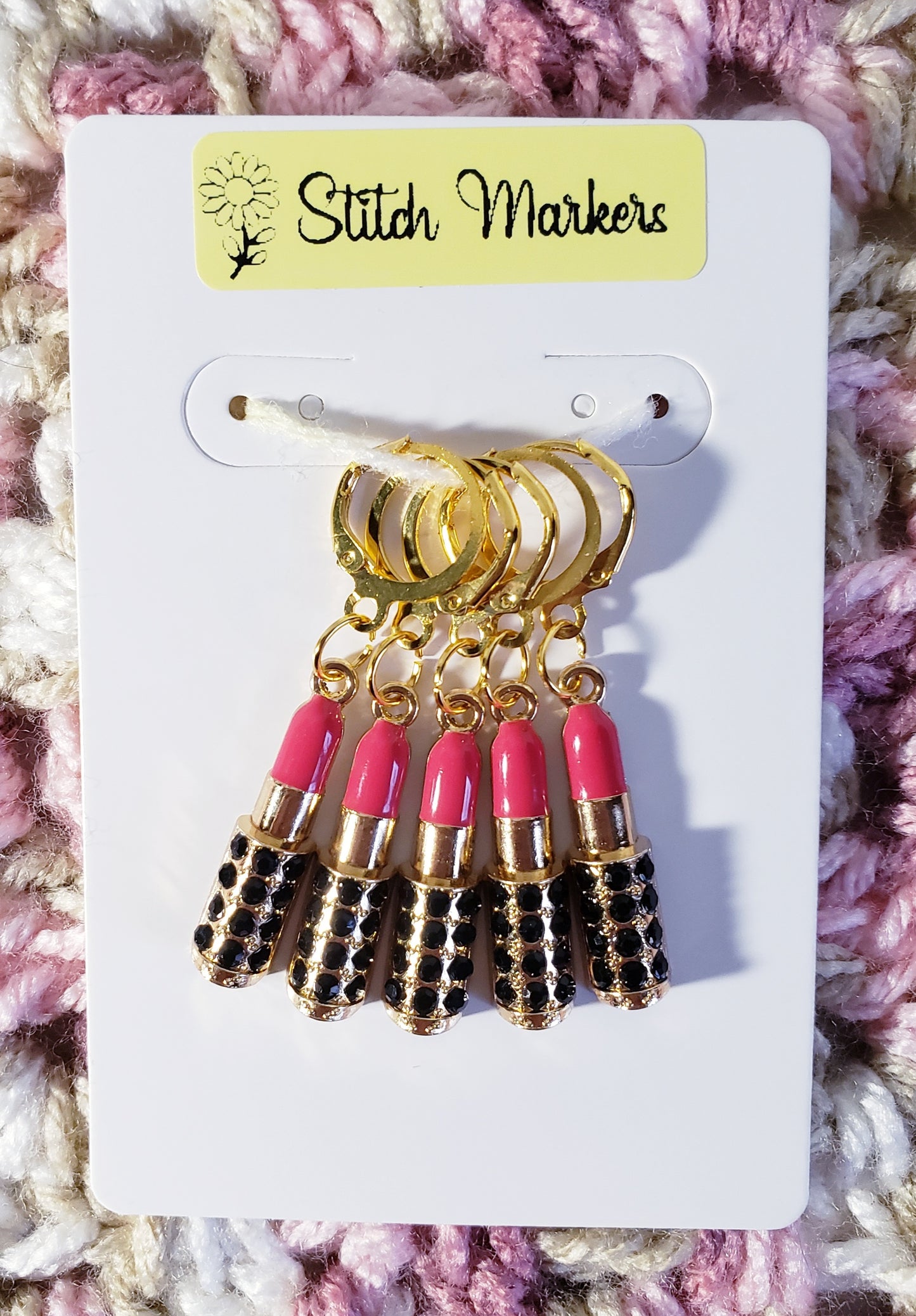 Lipstick Stitch Markers
