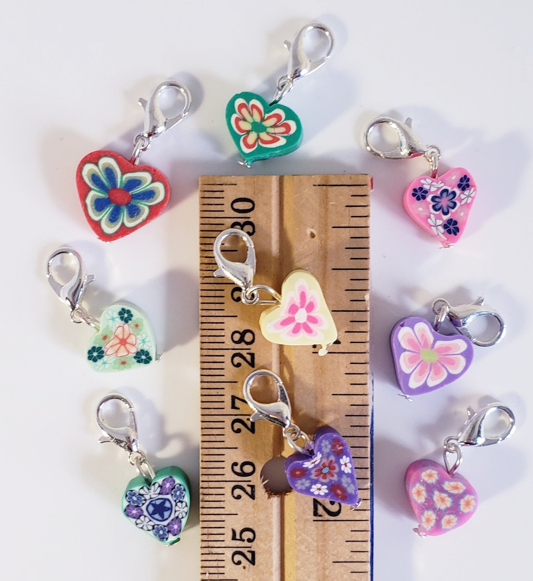 Hearts Flower Stitch Markers