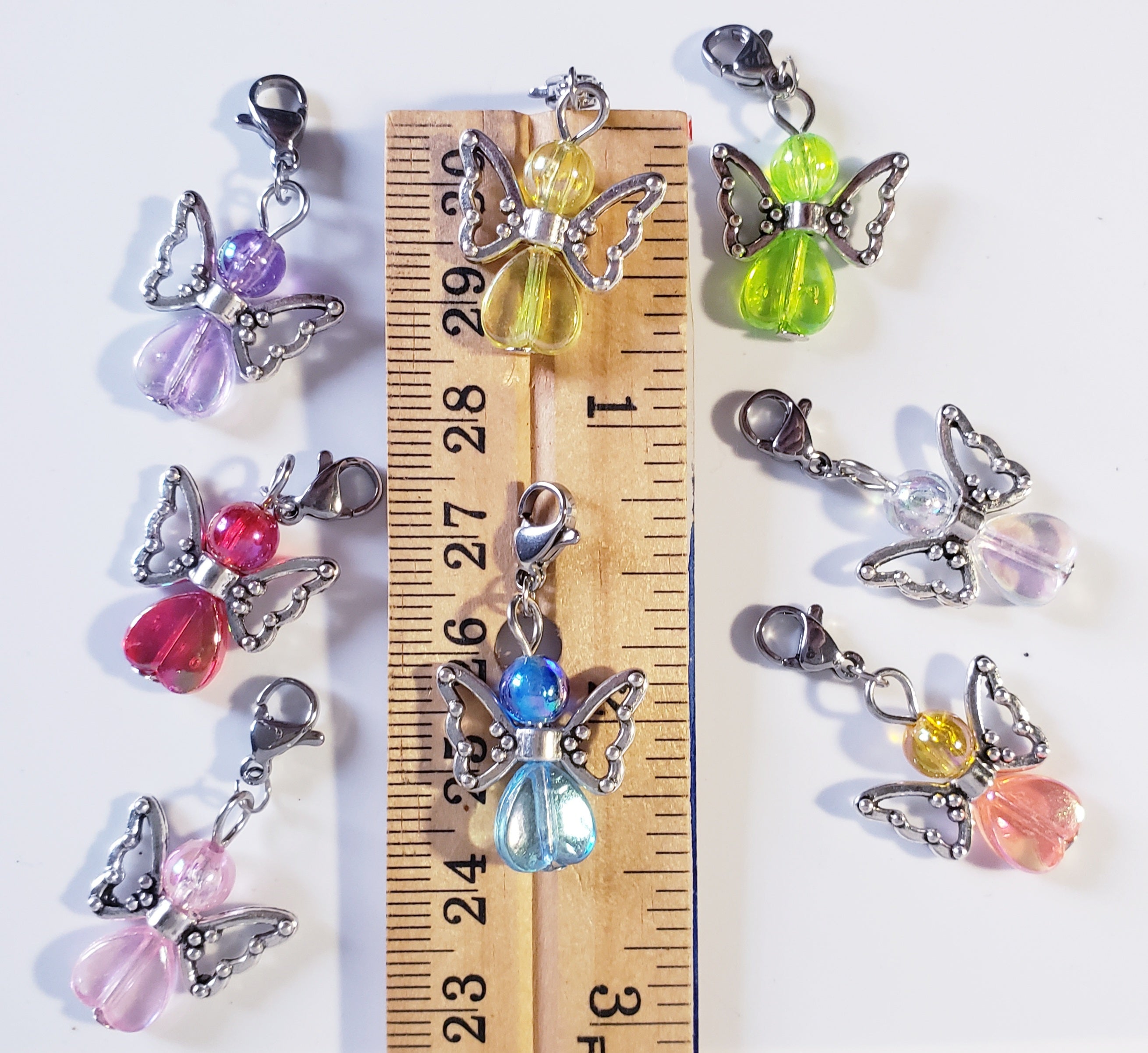Angel Beaded Stitch Markers