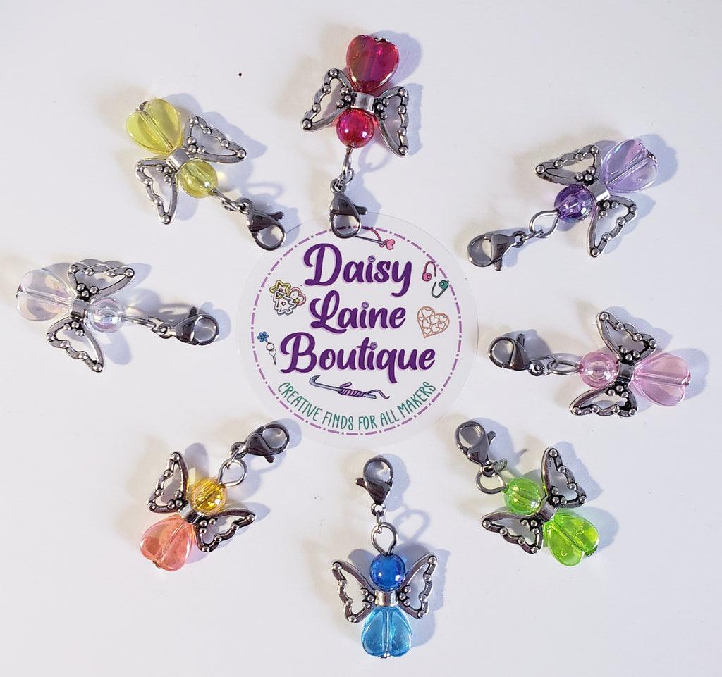 Angel Beaded Stitch Markers