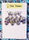 Skull Bead Eyes Stitch Markers
