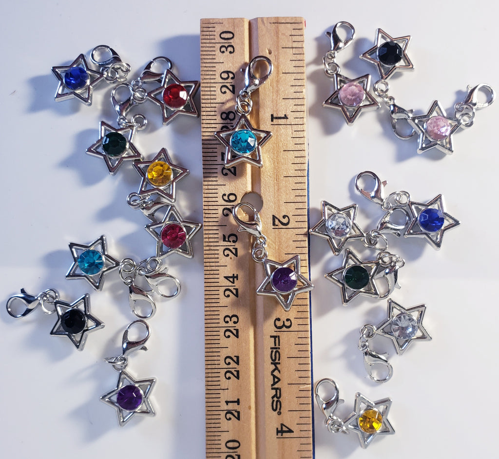 Star Bead Stitch Markers