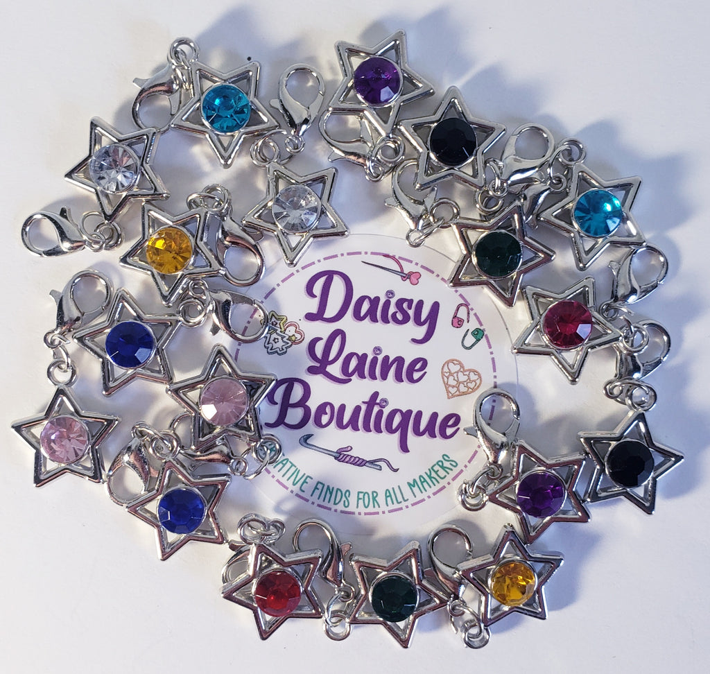 Star Bead Stitch Markers