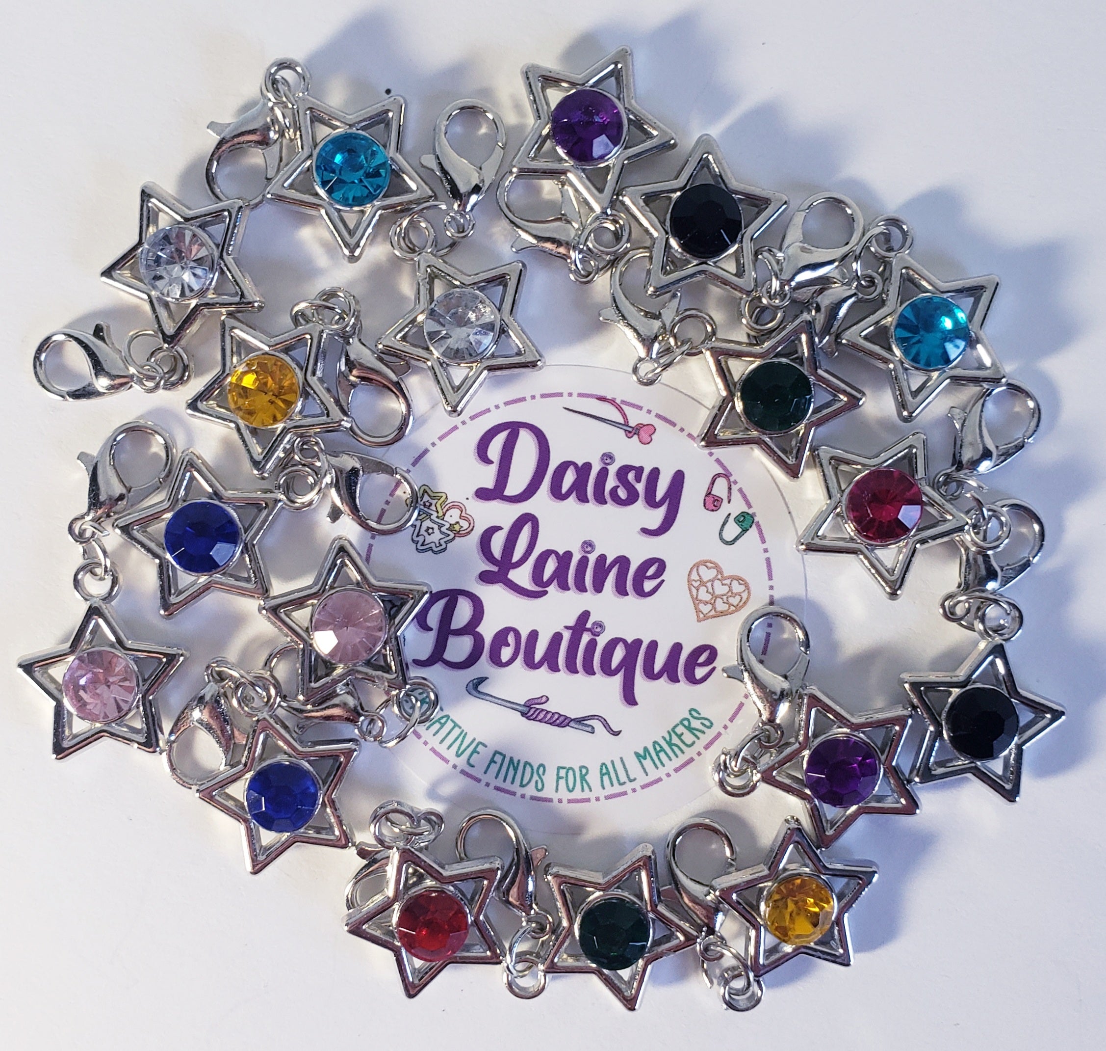 Star Bead Stitch Markers
