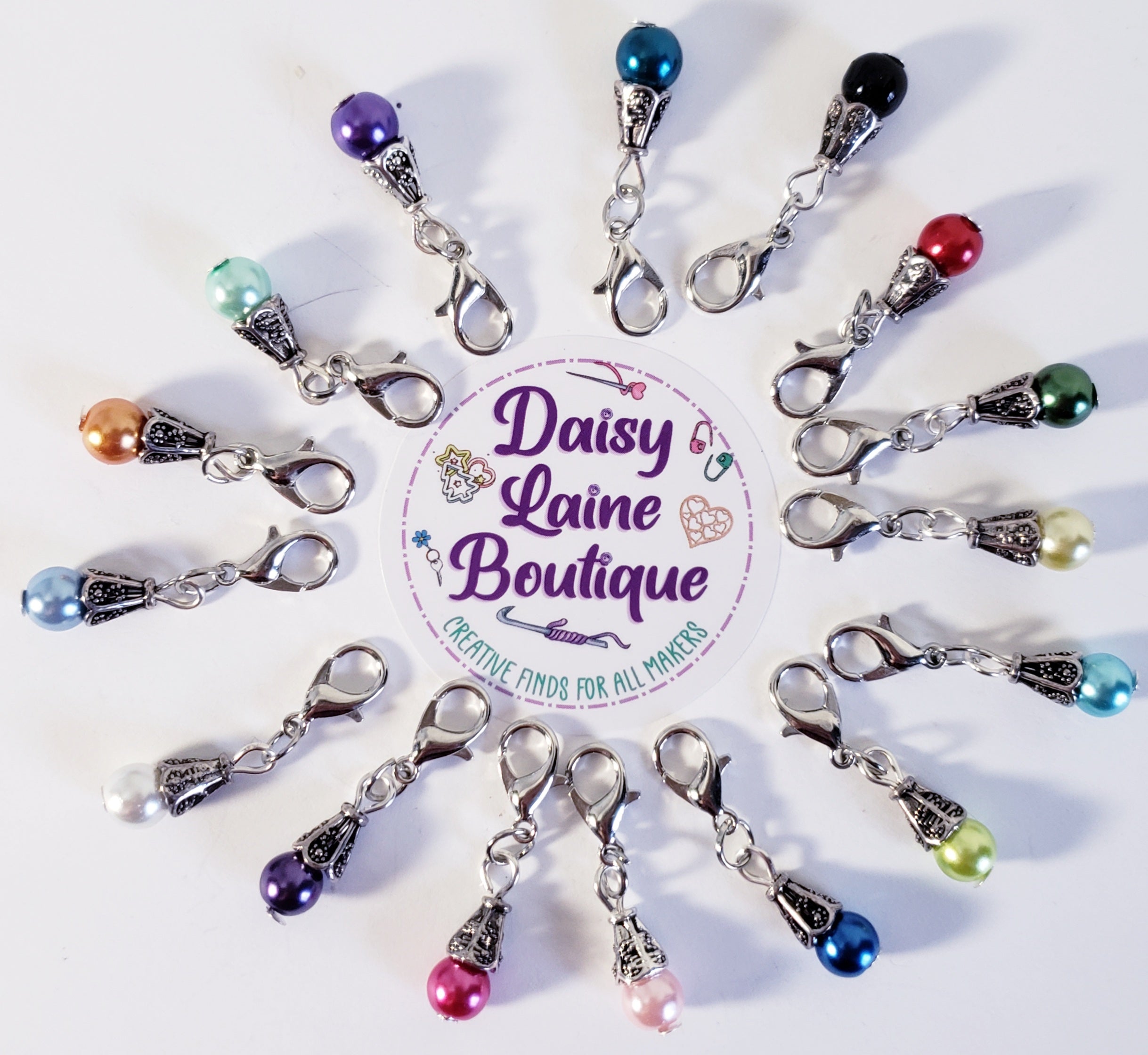 Bead Ornate Stitch Markers