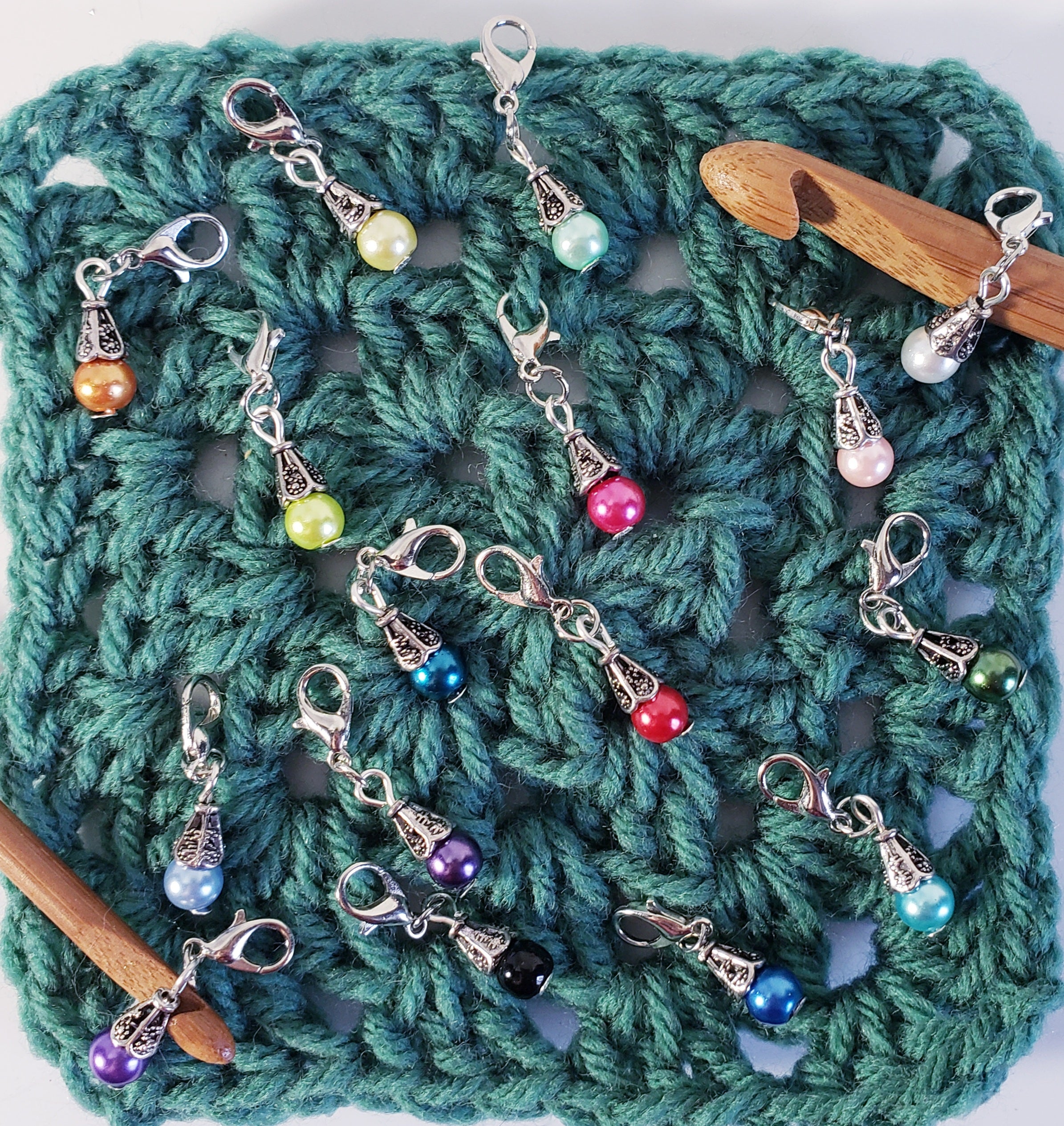 Bead Ornate Stitch Markers