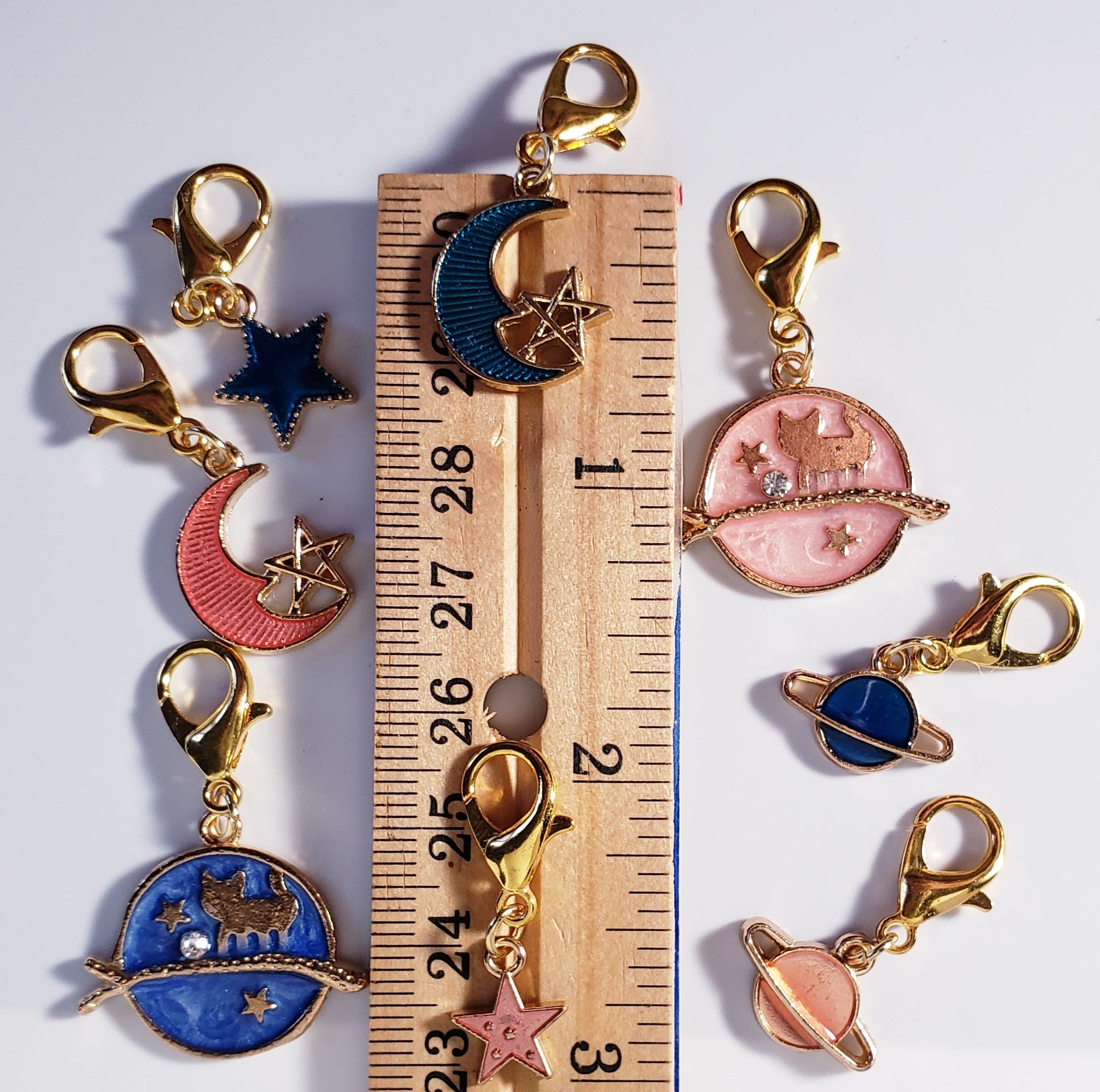 Cat Galaxy Stitch Markers