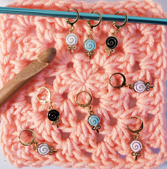 Lollipop Stitch Markers
