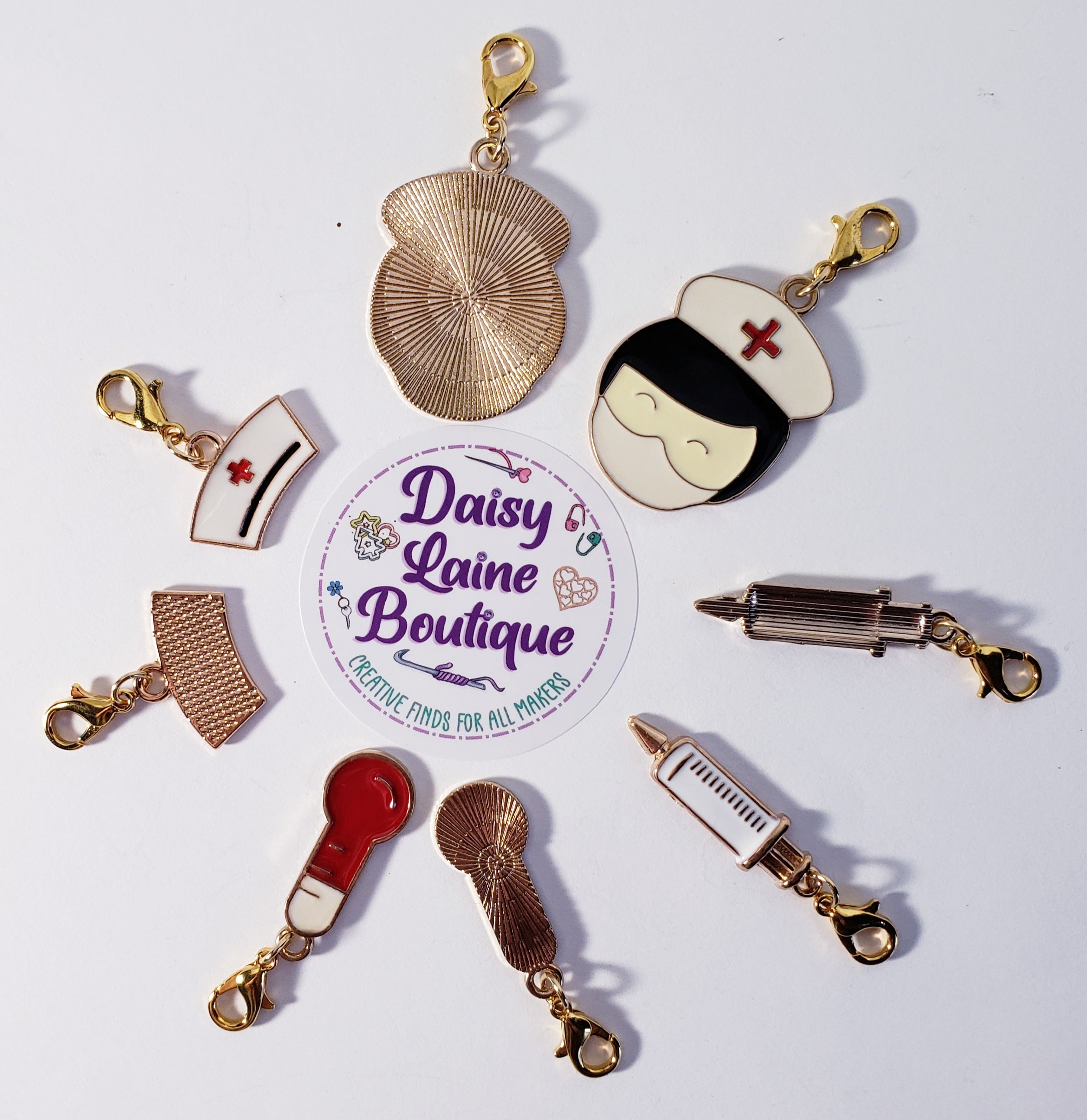Nurse RN Stitch Markers