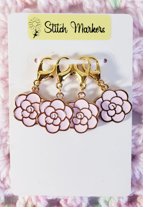 Carnation Flower Stitch Markers Flower