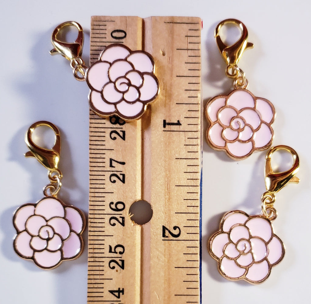 Carnation Flower Stitch Markers Flower