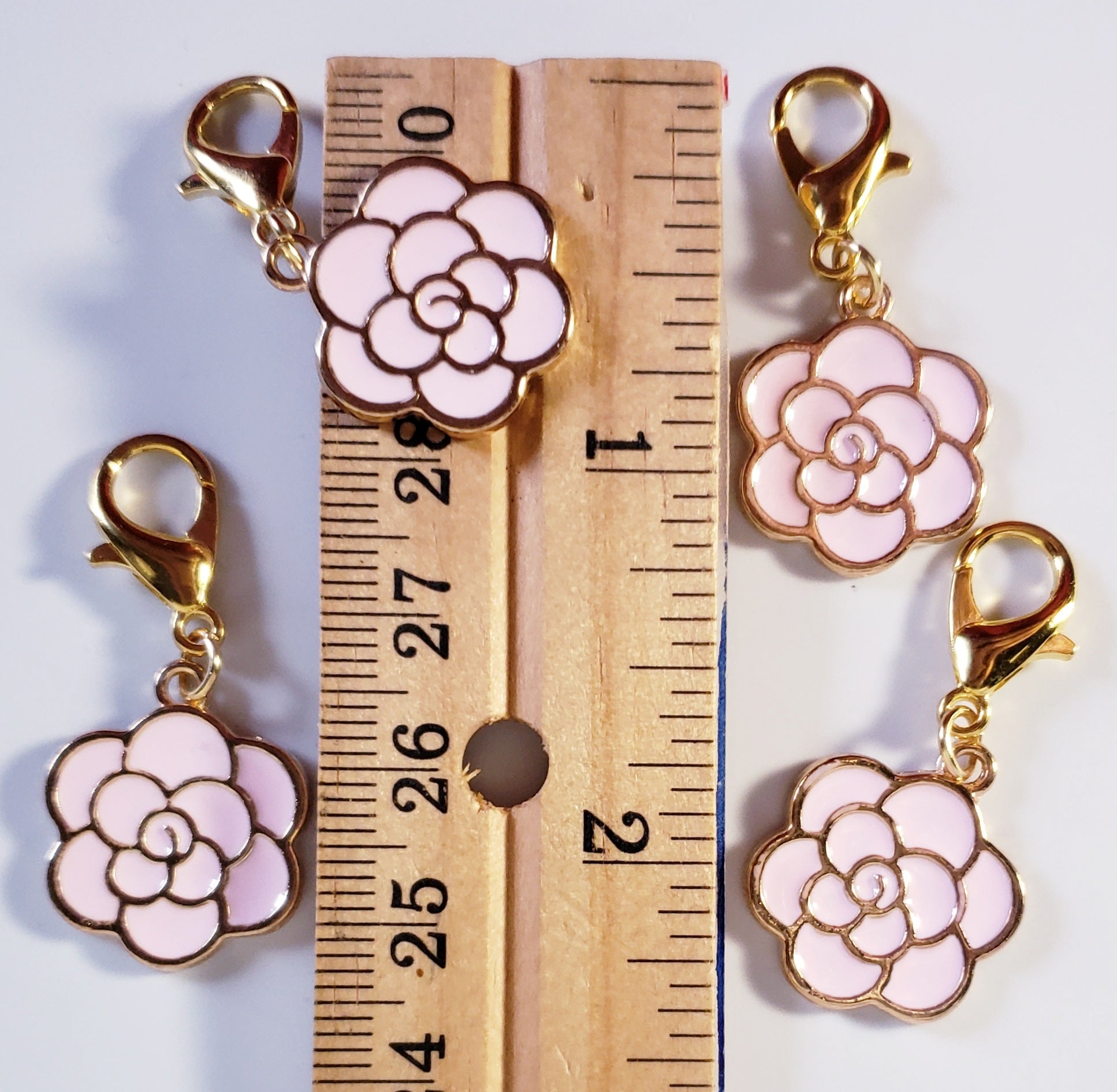 Carnation Flower Stitch Markers Flower