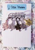 Maple Leaf Stitch Markers
