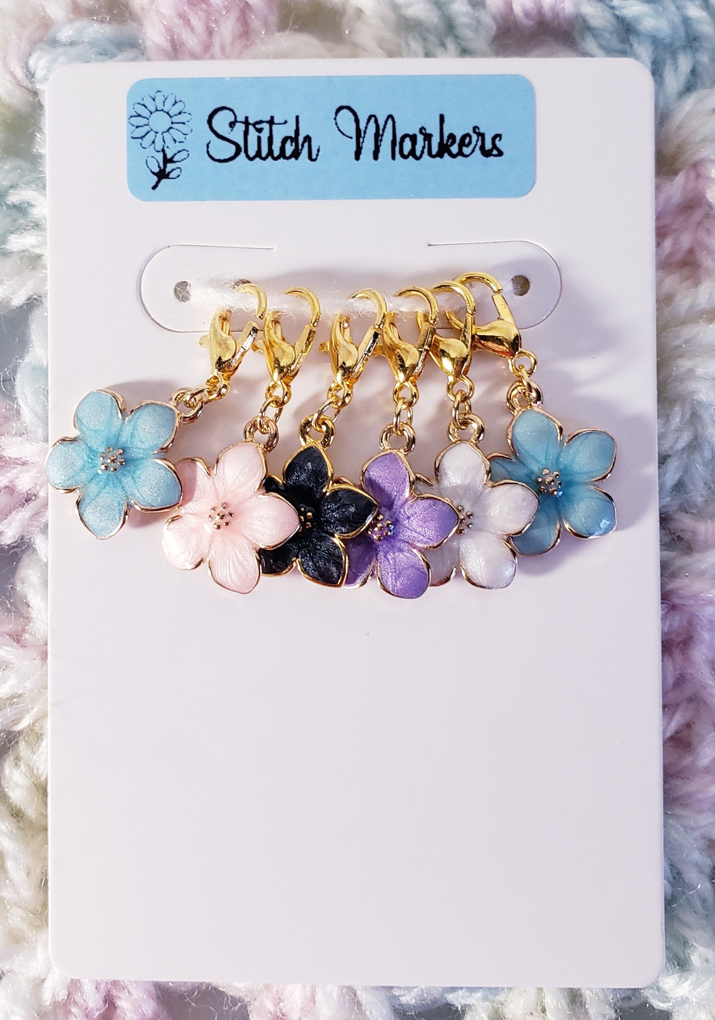 Cherry Blossom Stitch Markers