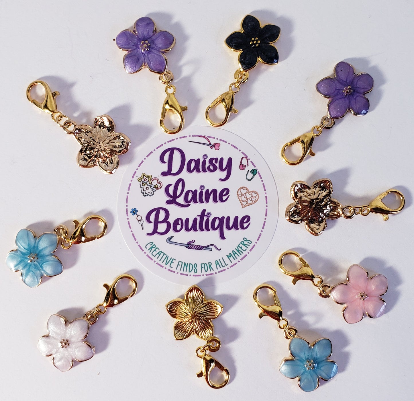 Cherry Blossom Stitch Markers