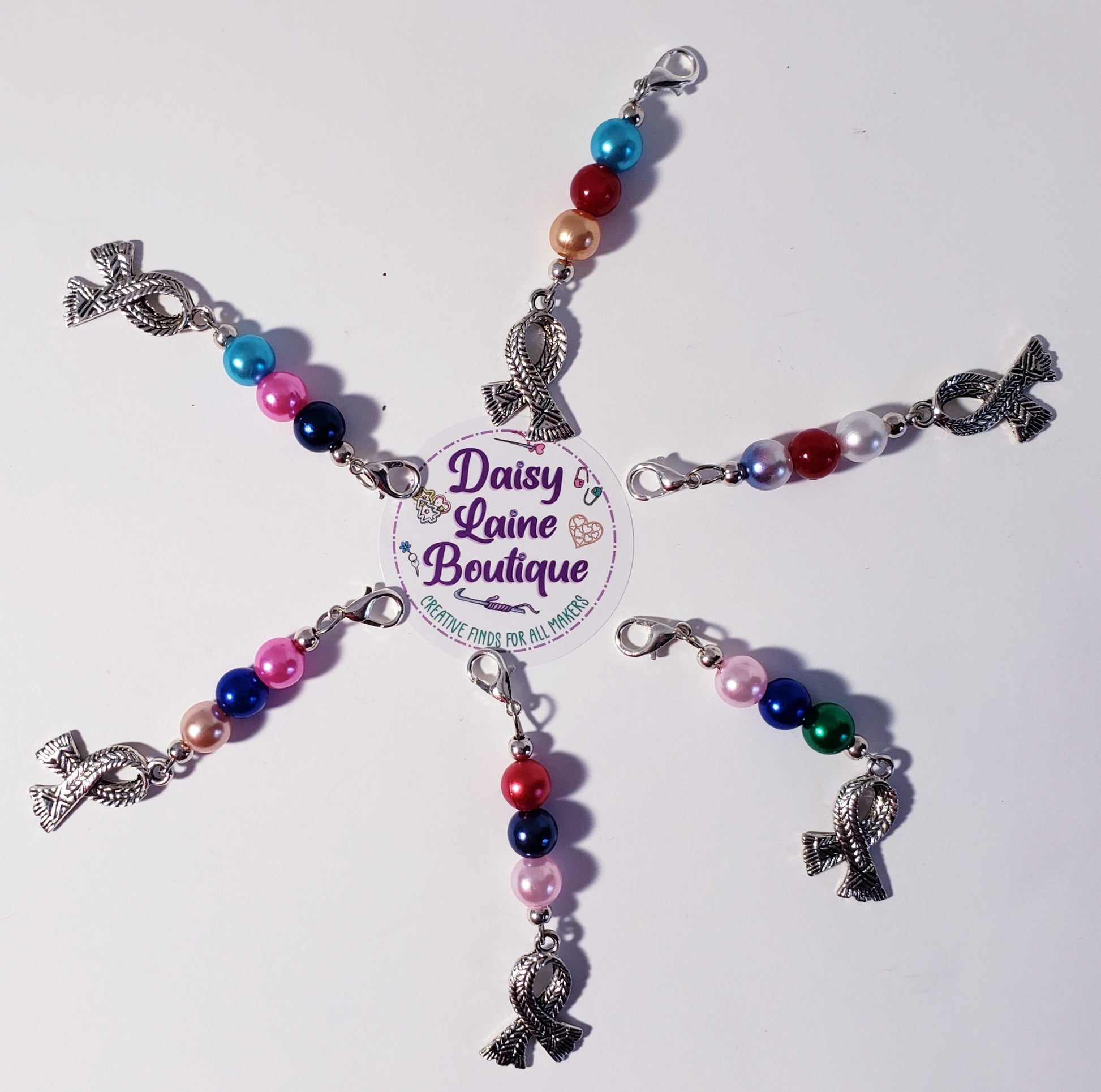 Knit Scarf Bead Stitch Markers