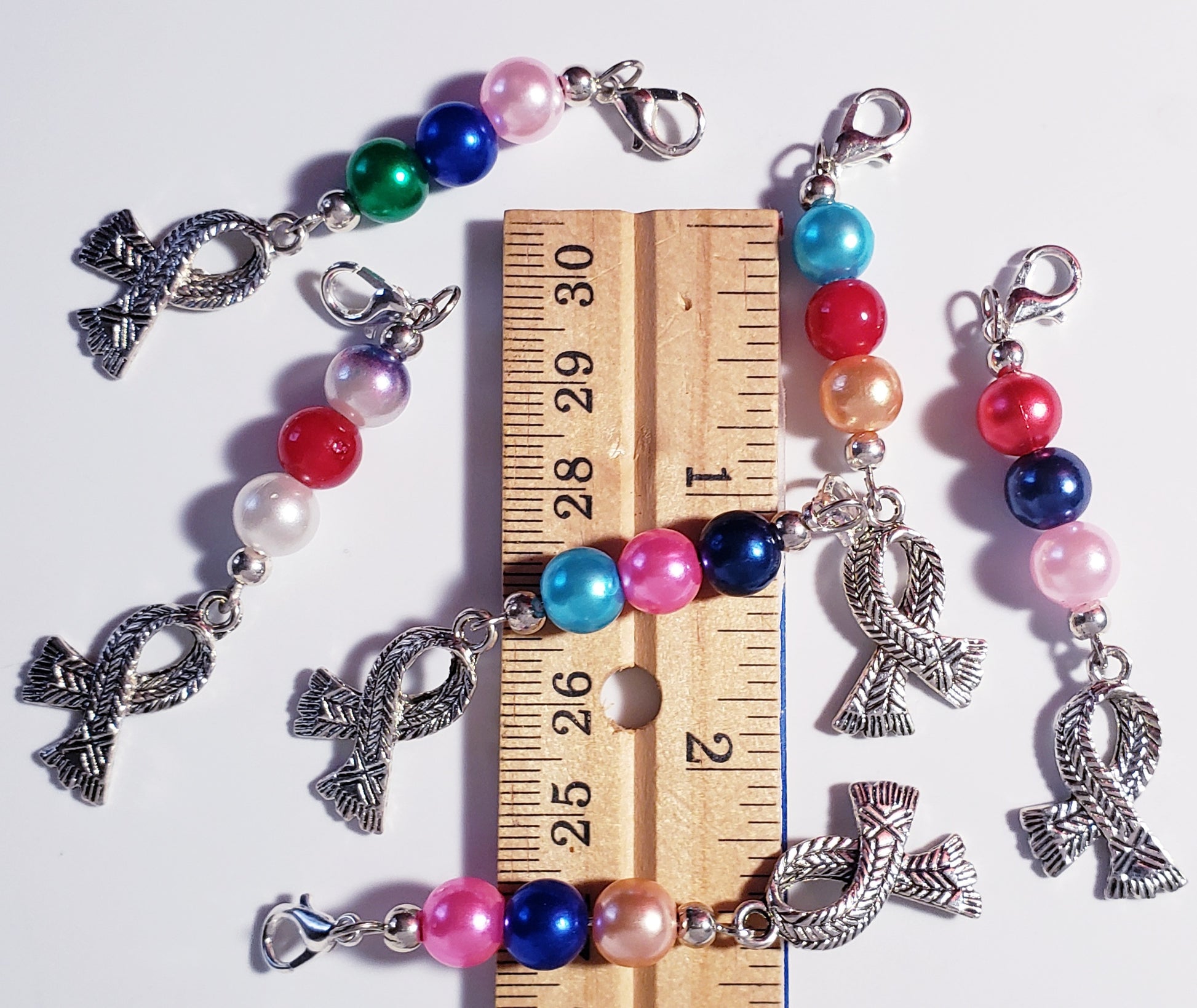 Knit Scarf Bead Stitch Markers
