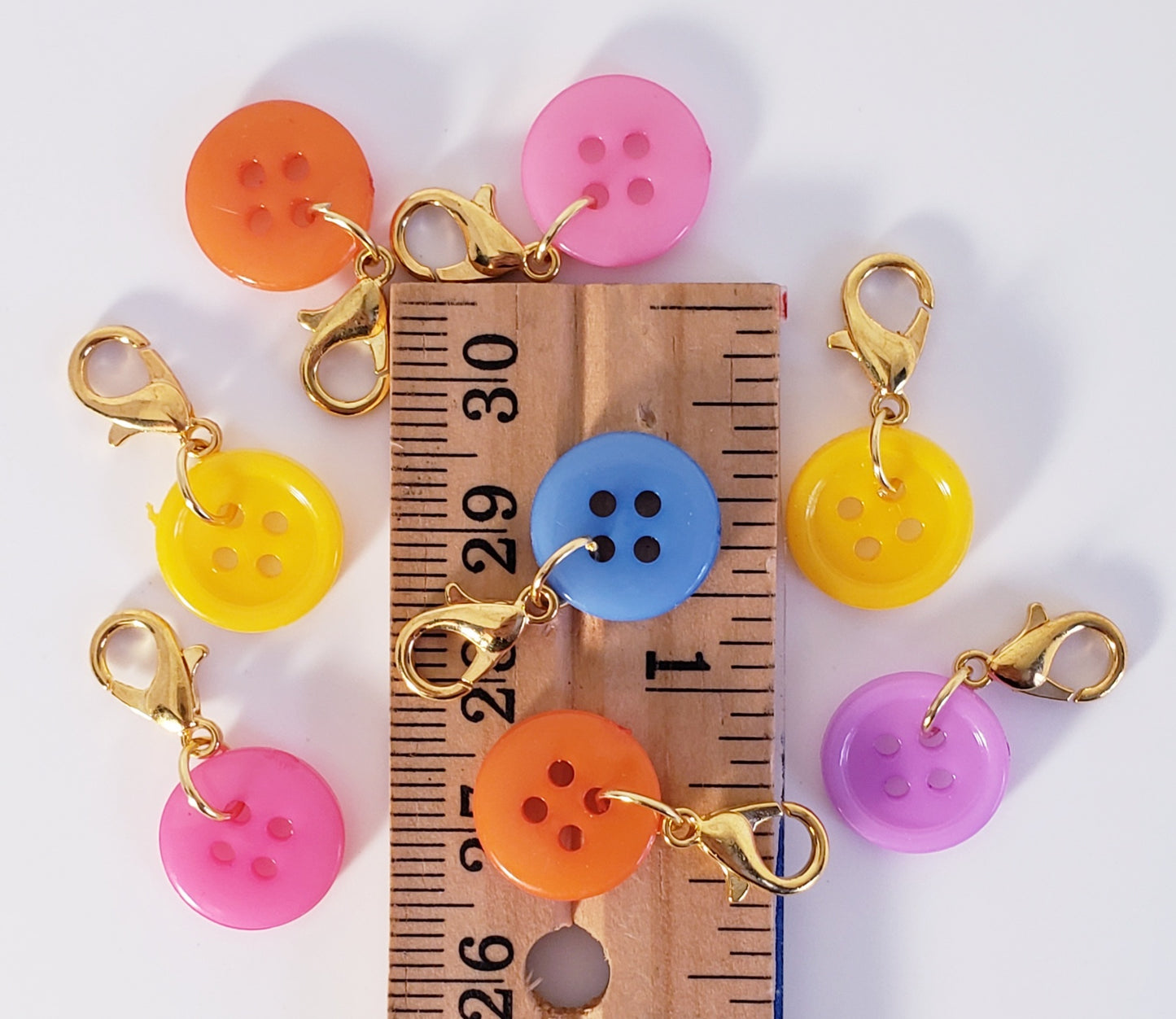Button Stitch Markers