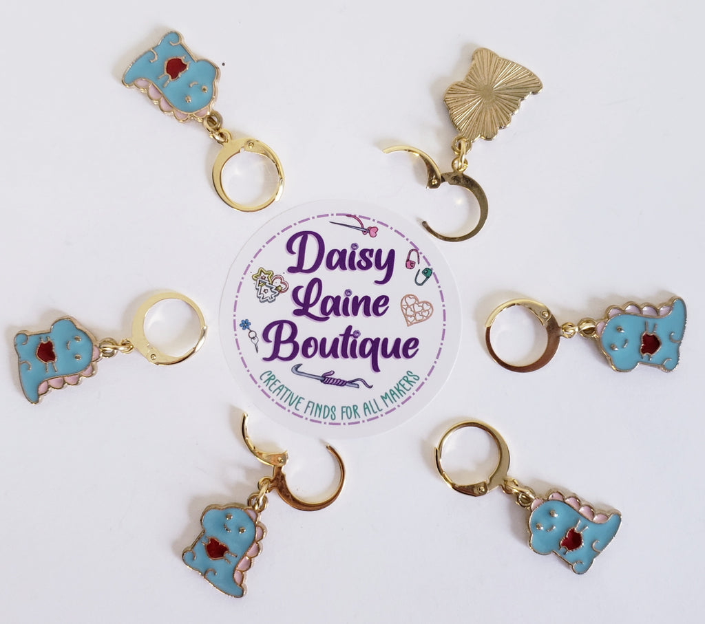 Dinosaur Baby Stitch Markers