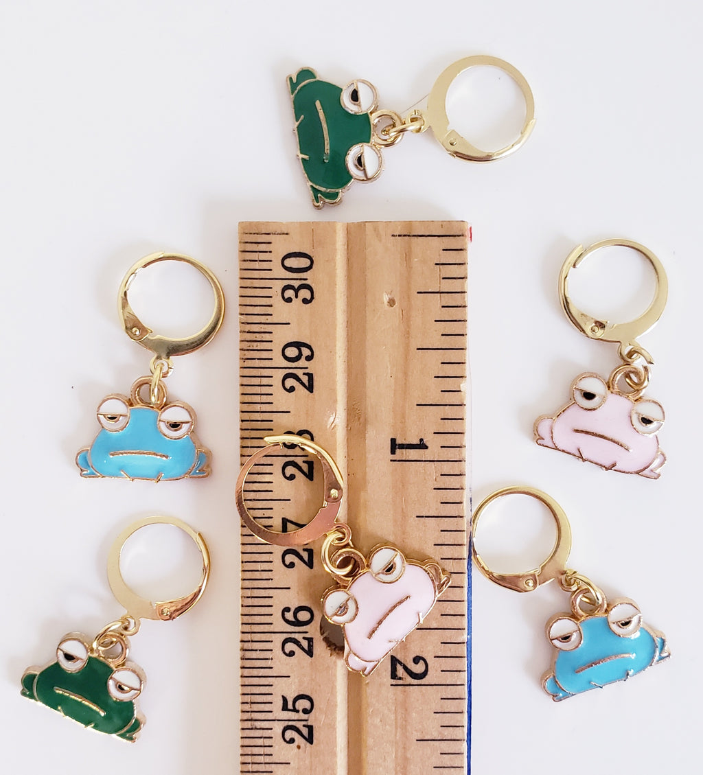 Frog Stitch Markers