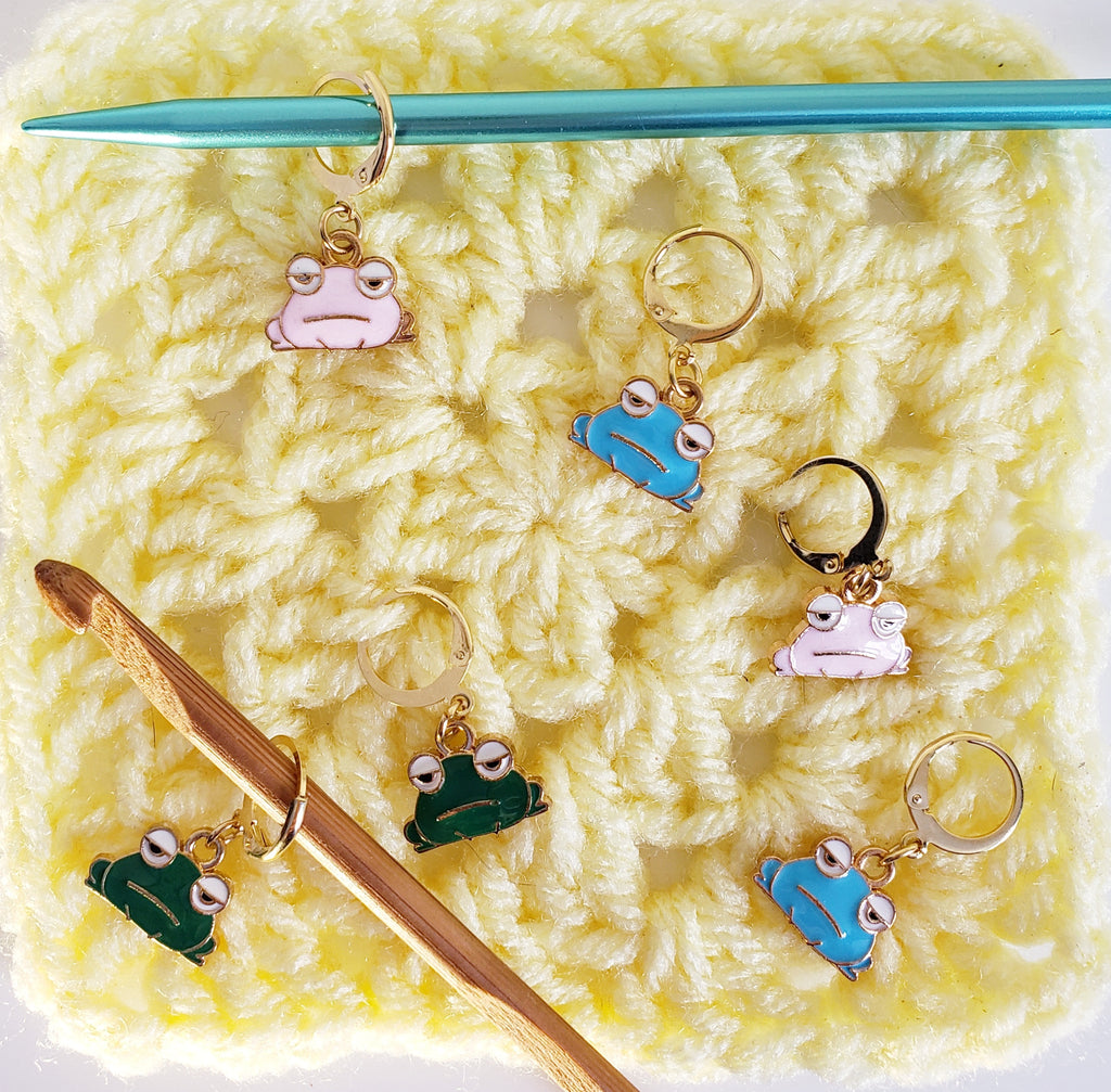 Frog Stitch Markers