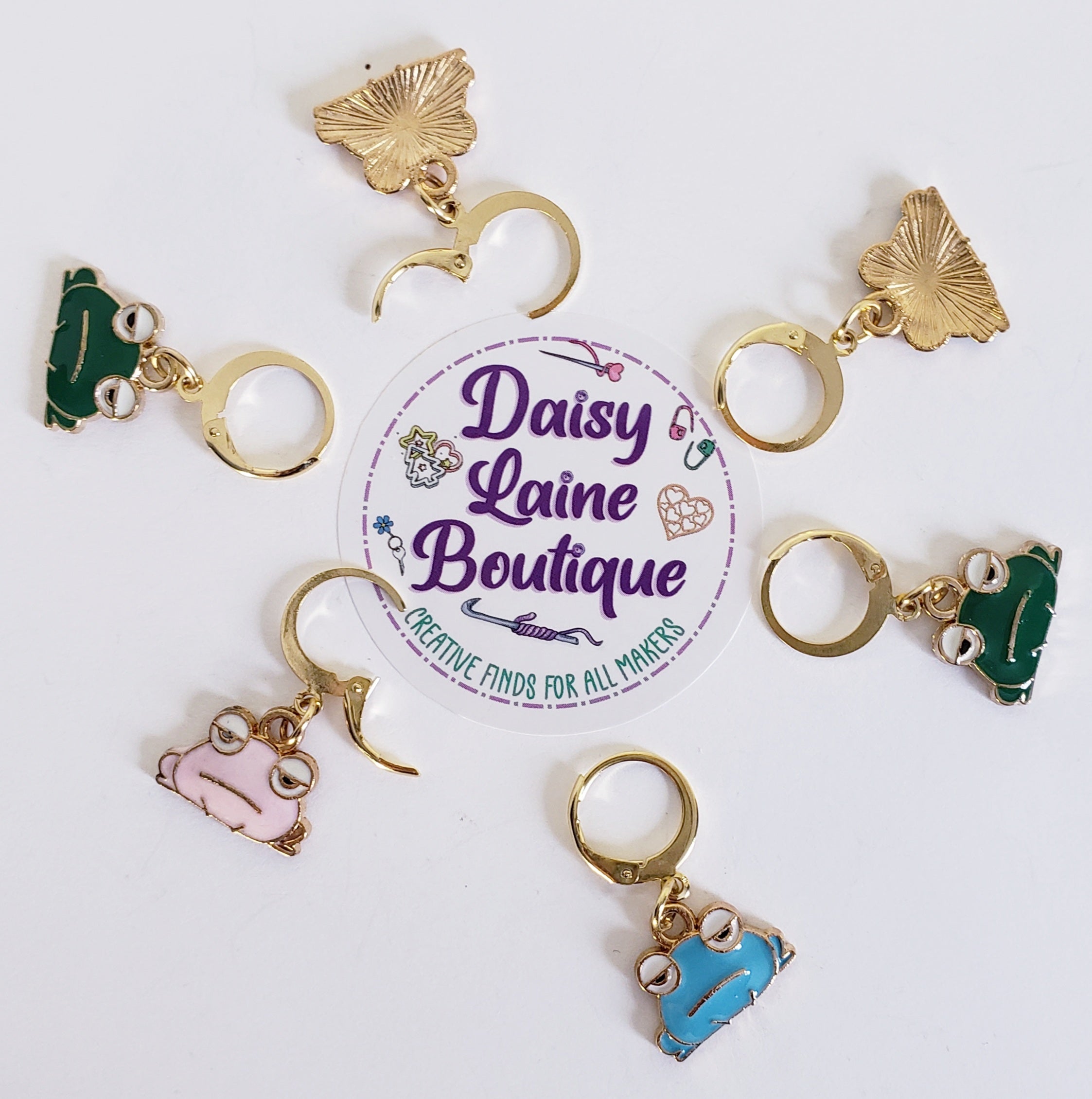 Frog Stitch Markers