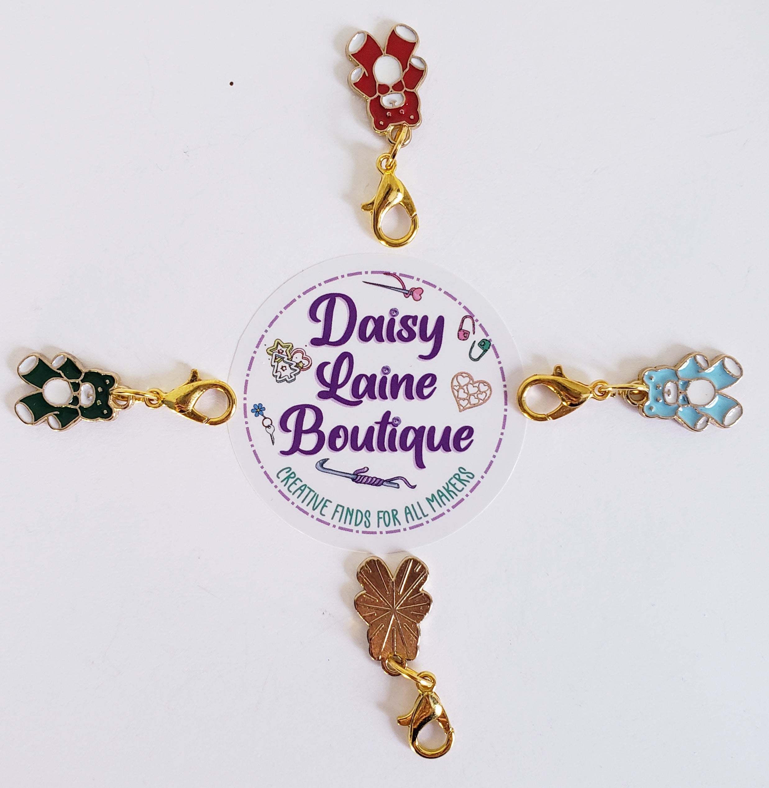 Teddy Bear Stitch Markers