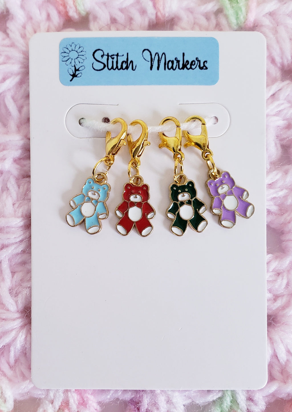 Teddy Bear Stitch Markers