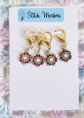Snowflake Pearl Stitch Markers