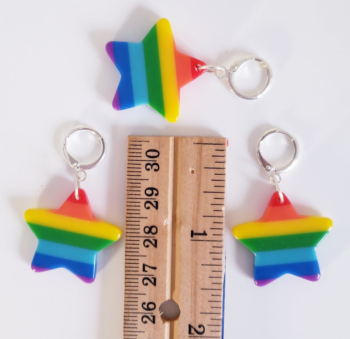 Star Rainbow Stitch Markers