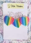 Heart Rainbow Stitch Markers