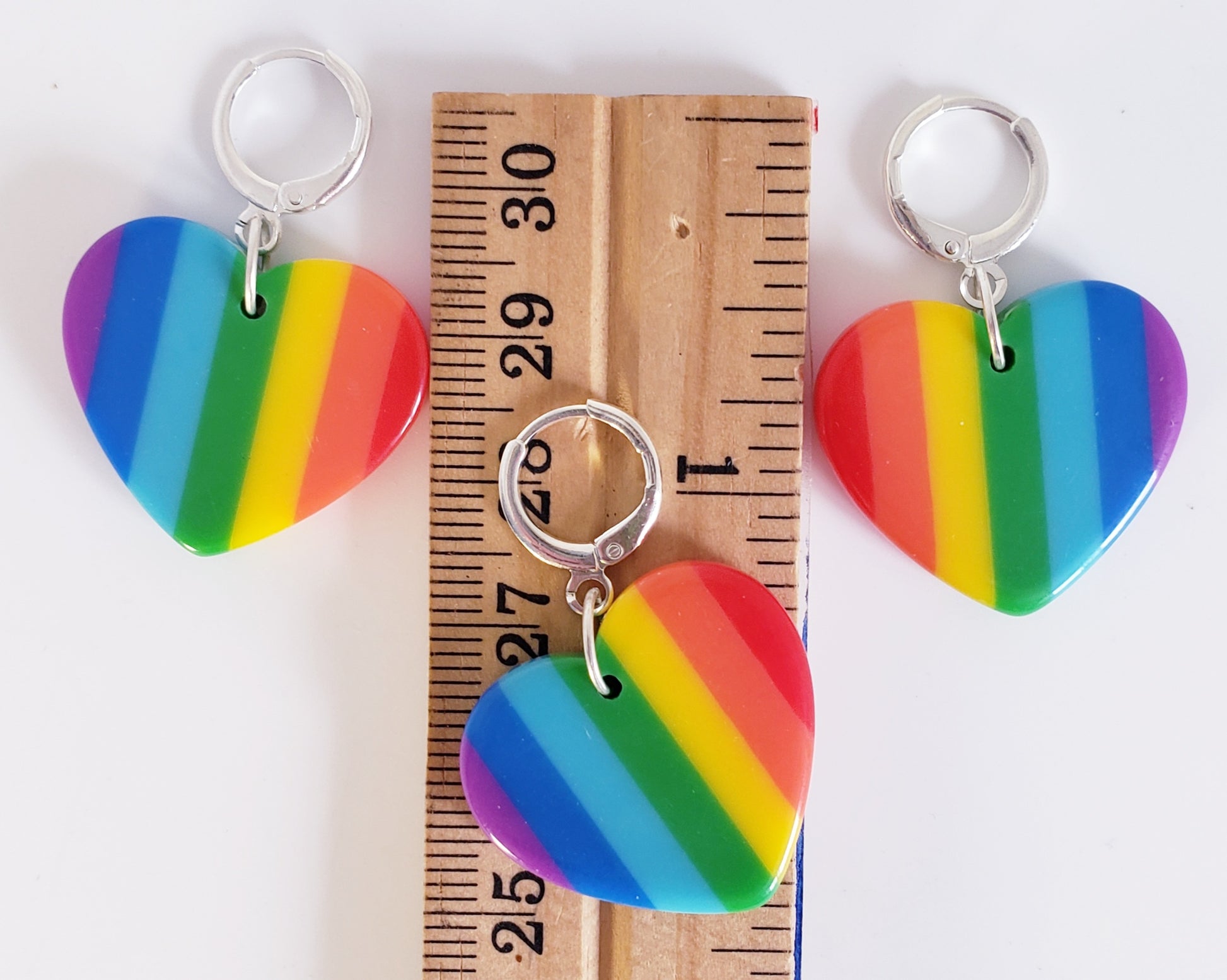 Heart Rainbow Stitch Markers