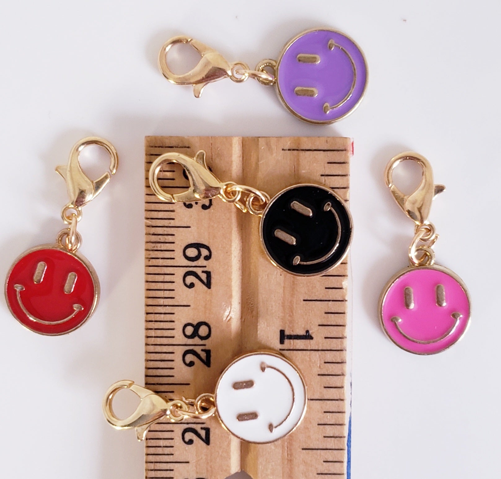 Smiley Face Stitch Markers