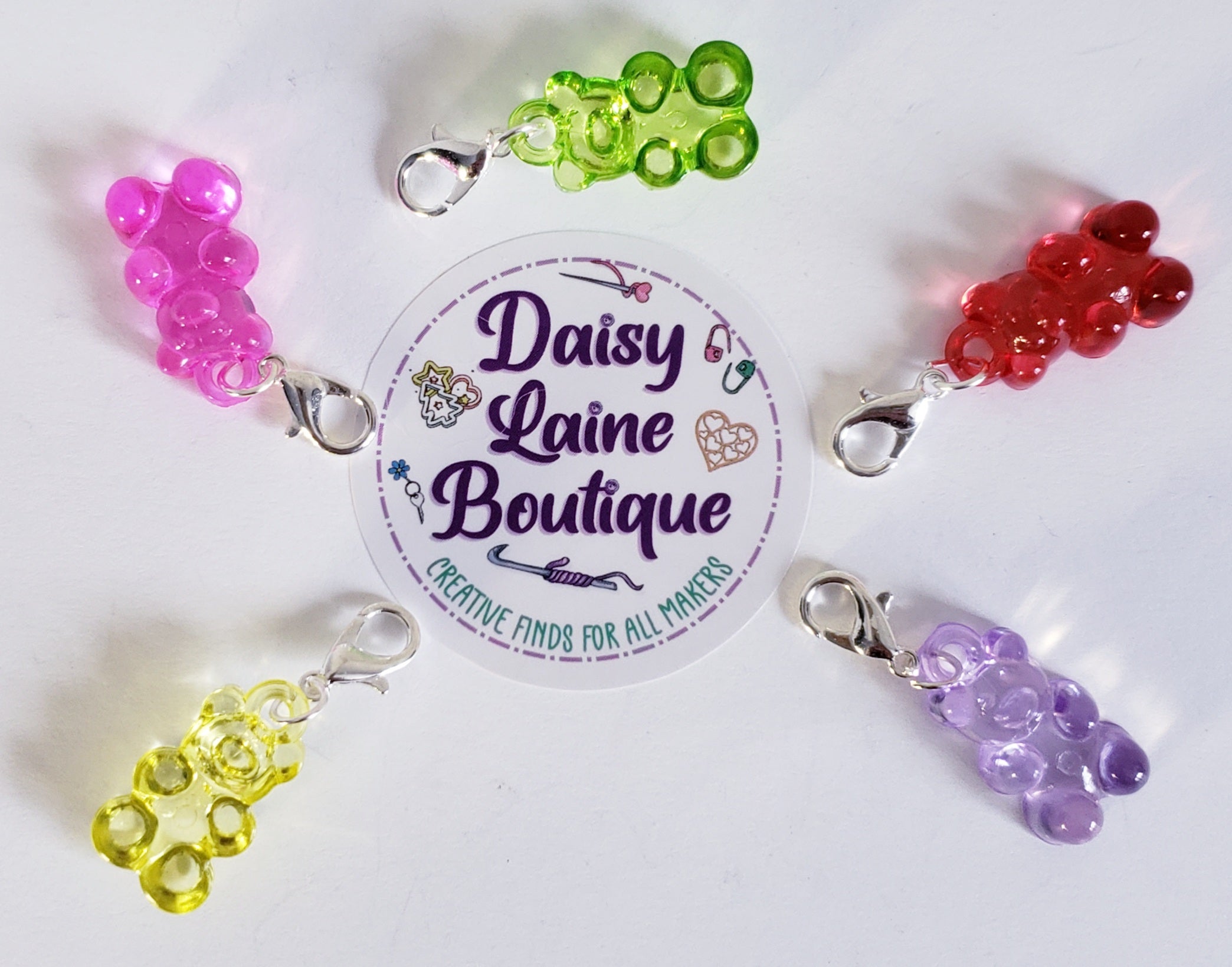 Gummy Bear Stitch Markers