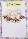 Rainbow & Clouds Stitch Markers