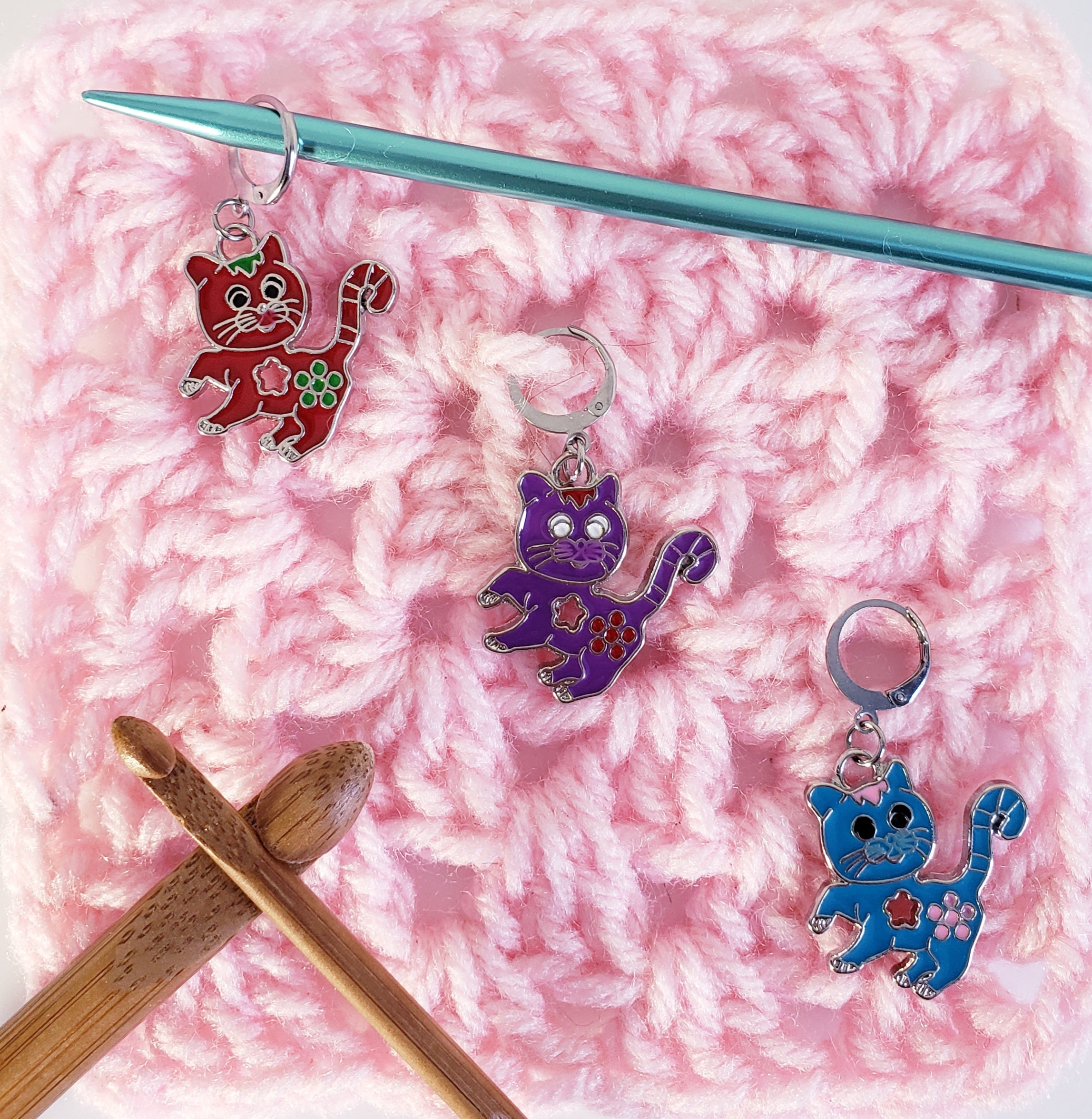 Cat Fun Stitch Markers