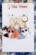 Cat Loaf Stitch Markers