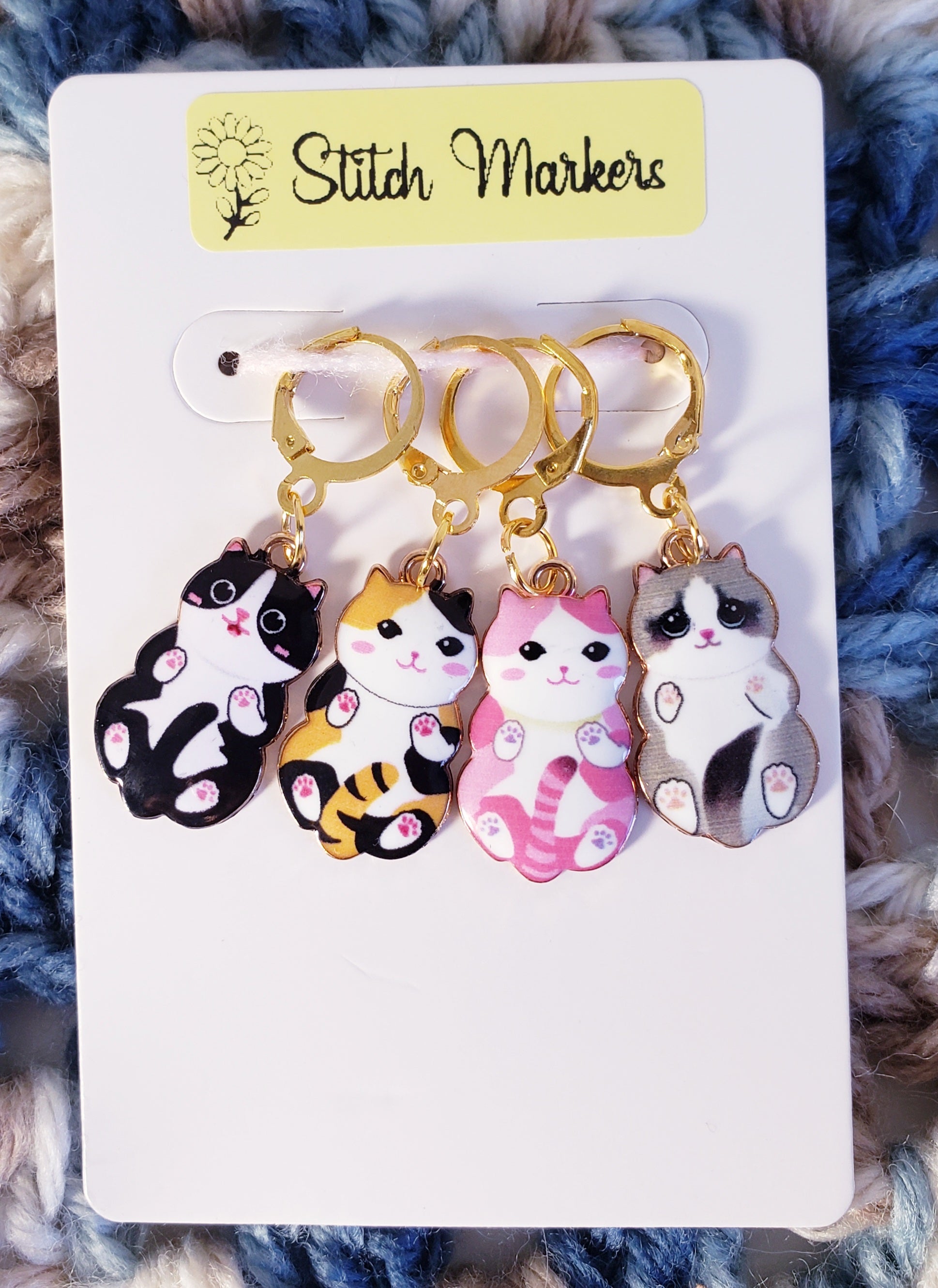 Cat Cuddle Stitch Markers