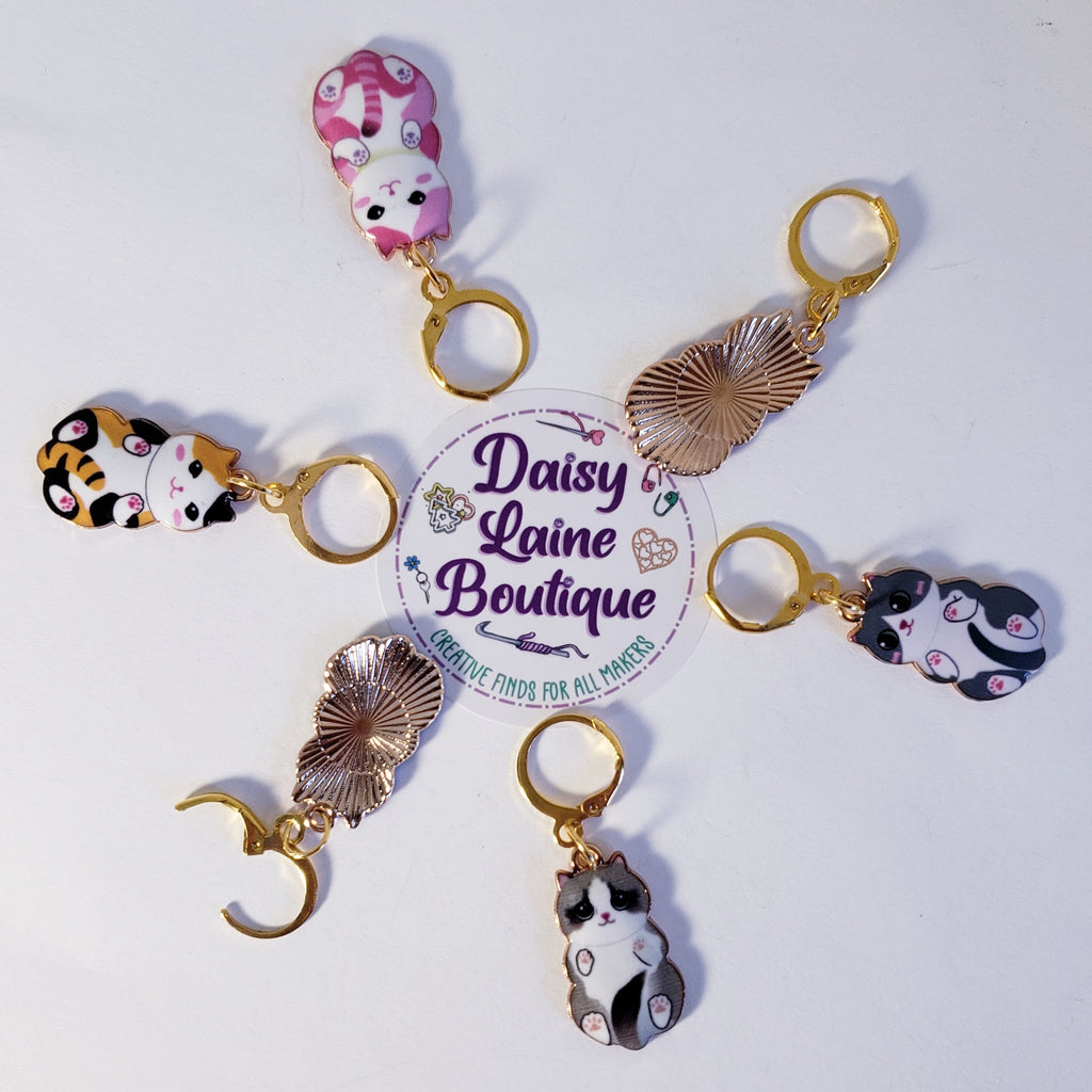 Cat Cuddle Stitch Markers