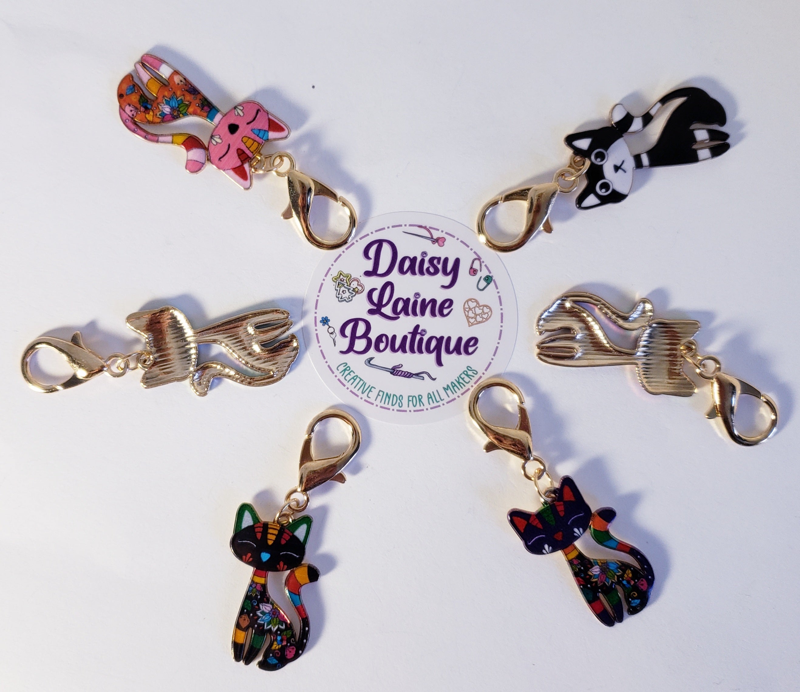 Cat Classy Stitch Markers