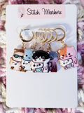 Cat Mama & Baby Stitch Markers