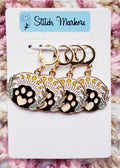 Cat Paw Moon Stitch Markers