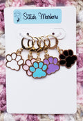 Paw Print Stitch Markers