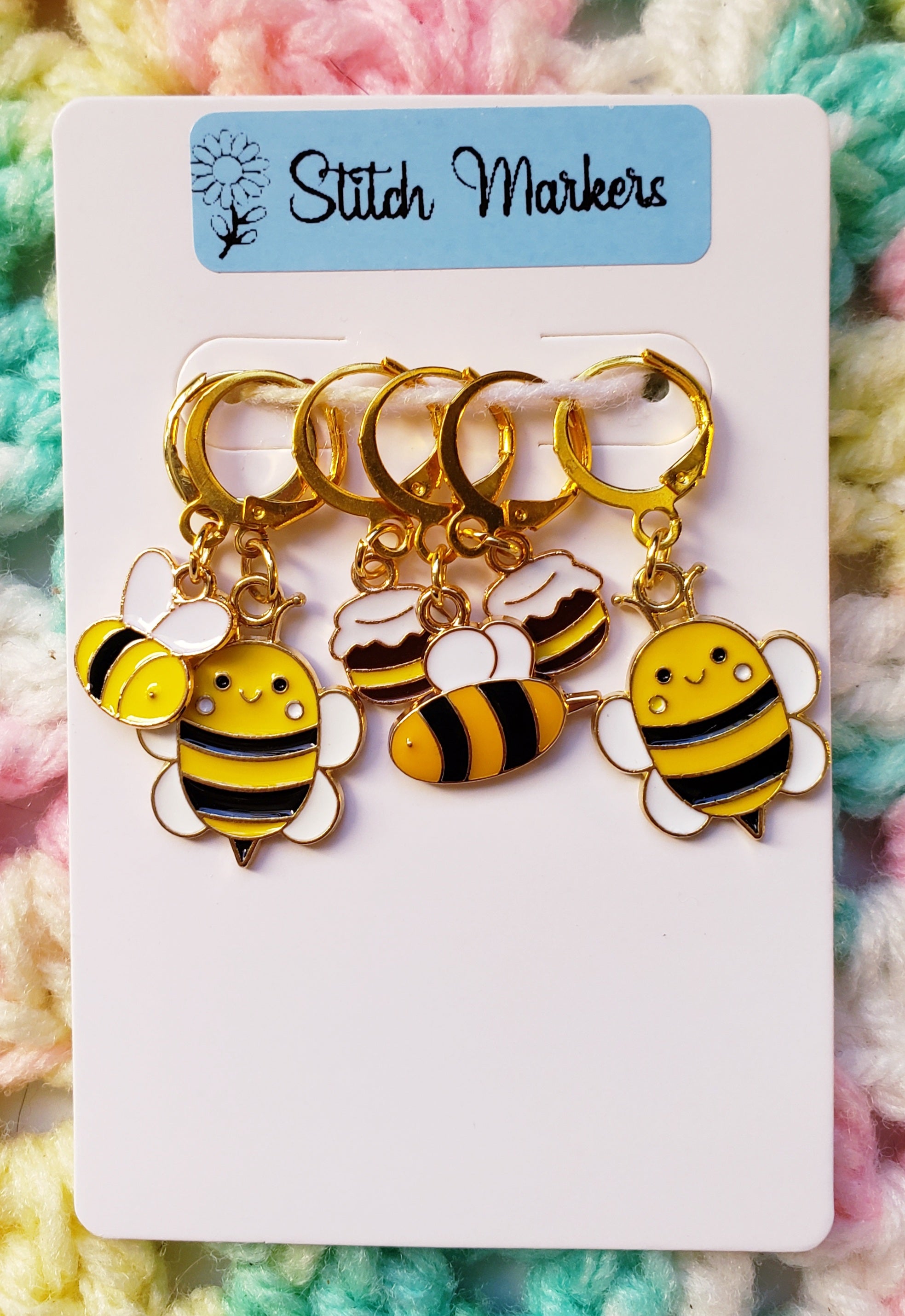 Bee Honey Stitch Markers