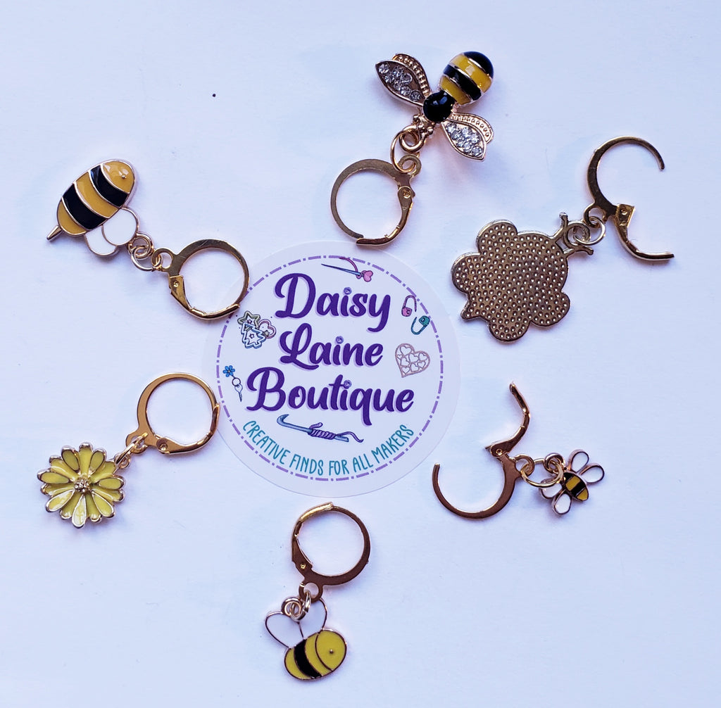 Bee Bling Stitch Markers