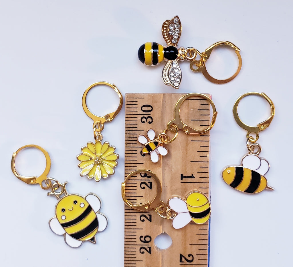 Bee Bling Stitch Markers